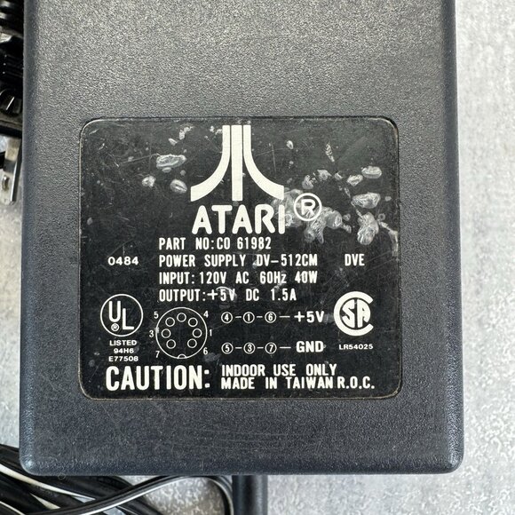 CO61982 Genuine OEM Atari Computer System 5V Power Supply Adapter 600XL 800XL - Picture 2 of 4